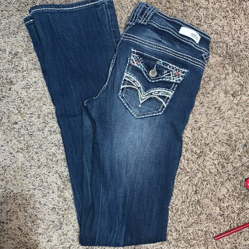 Bootcut cowgirl jeans/ pantalones vaqueros